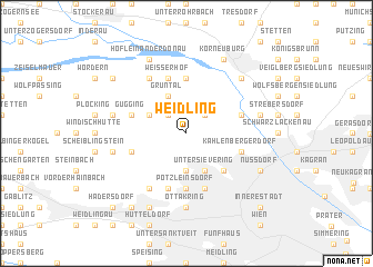 map of Weidling