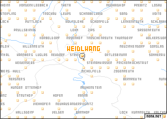 map of Weidlwang