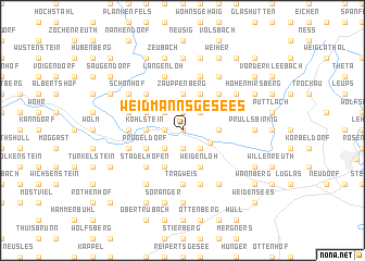 map of Weidmannsgesees