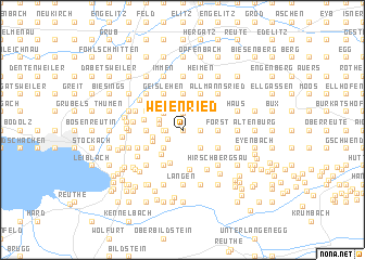 map of Weienried