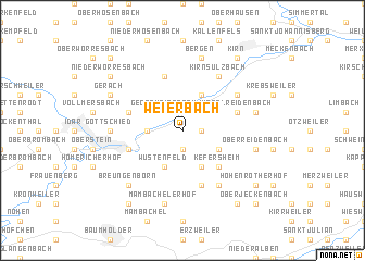 map of Weierbach