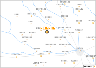 map of Weigang