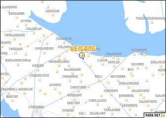 map of Weigang