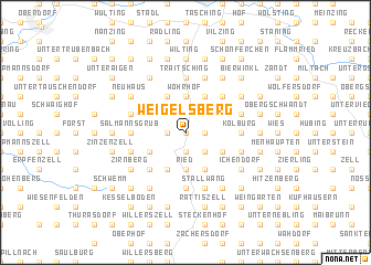 map of Weigelsberg