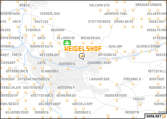 map of Weigelshof