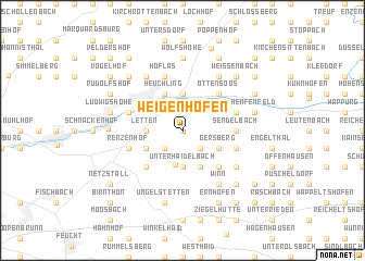 map of Weigenhofen