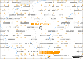 map of Weigersdorf