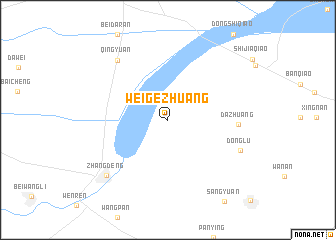 map of Weigezhuang