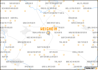 map of Weigheim