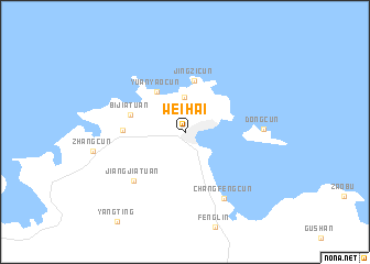 map of Weihai