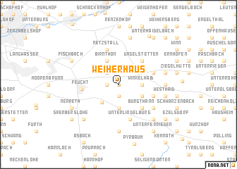 map of Weiherhaus