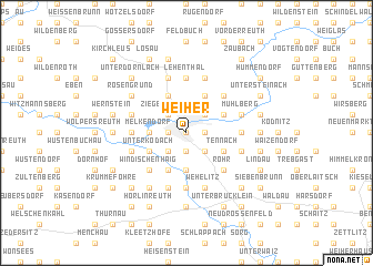 map of Weiher