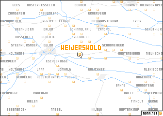 map of Weijerswold