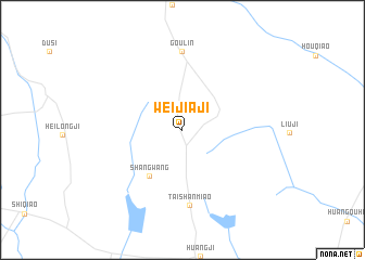 map of Weijiaji