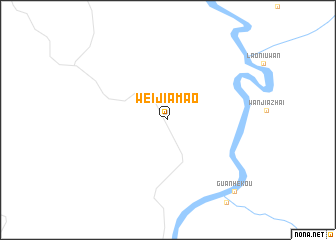 map of Weijiamao