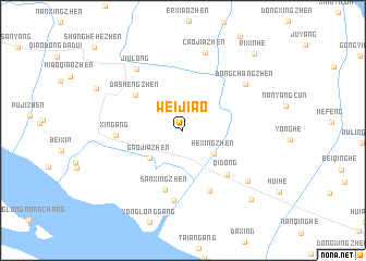 map of Weijiao