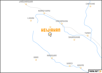 map of Weijiawan