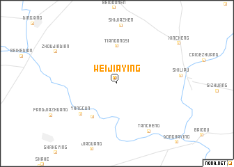 map of Weijiaying