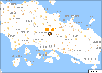map of Weijia