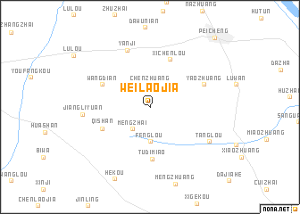 map of Weilaojia