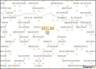 map of Weilar