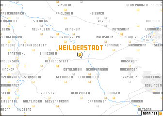 map of Weil der Stadt