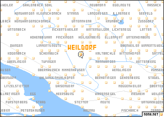 map of Weildorf