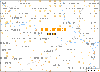 map of Weilerbach