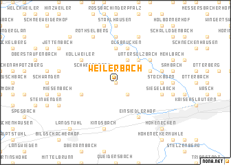 map of Weilerbach