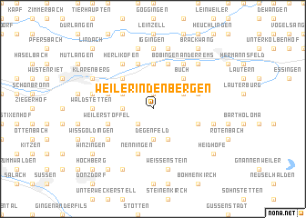 map of Weiler in den Bergen