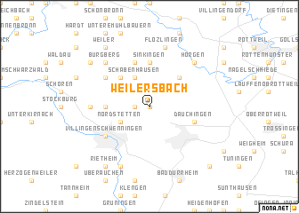 map of Weilersbach