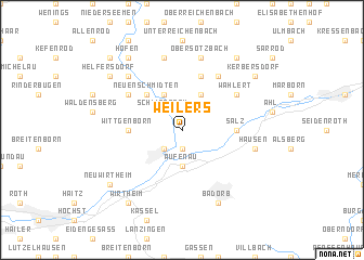 map of Weilers