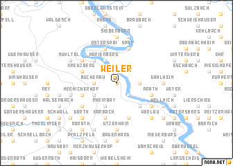 map of Weiler