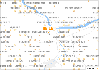 map of Weiler