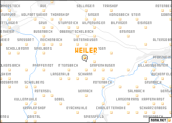 map of Weiler