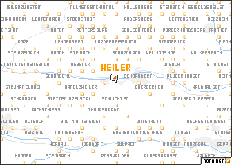 map of Weiler