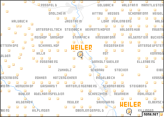 map of Weiler