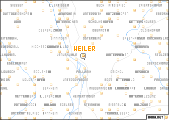 map of Weiler