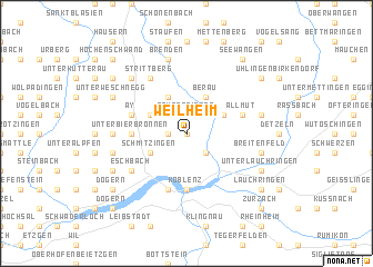 map of Weilheim