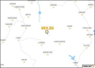 map of Weilou