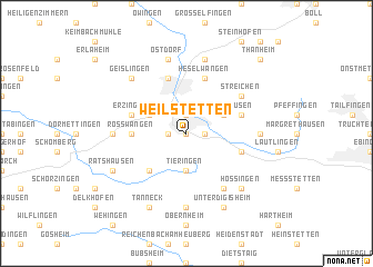 map of Weilstetten