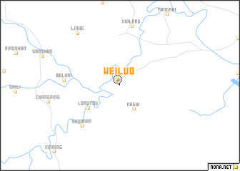 map of Weiluo
