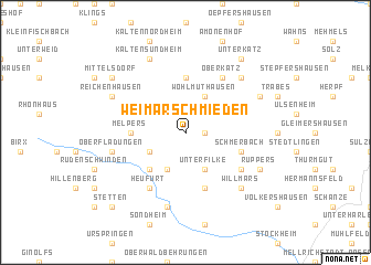map of Weimarschmieden
