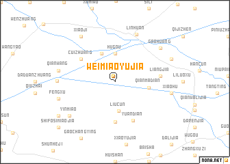 map of Weimiaoyujia