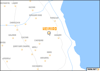 map of Weimiao