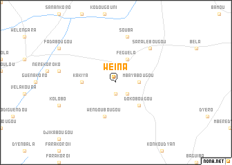 map of Weïna