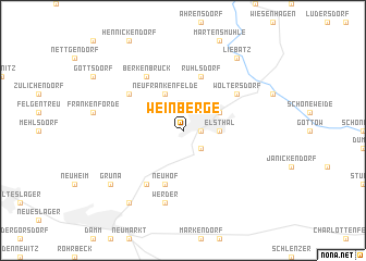 map of Weinberge