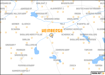 map of Weinberge