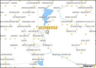 map of Weinberge