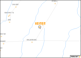 map of Weiner